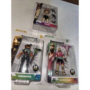 Fortnite Action Figure Unpeely Triggerfish Summer Drift Epic Jazzwares Lot